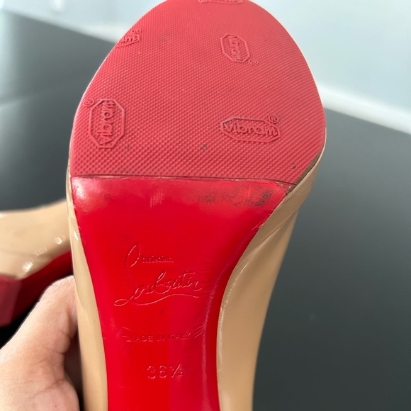 Christian Louboutin Nude Beige Heels - Picture 5 of 5